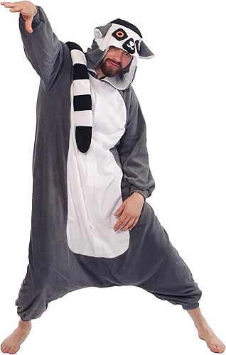 Ring tailed lemur halloween - ring-tailed,