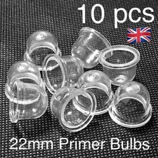 10 x  PETROL FUEL PRIMER BULB FOR STRIMMERS HEDGE TRIMMER CHAINSAWS 22mm.✅