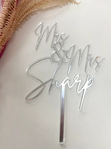 Personalised mrs acrylic - personalised,