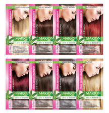 Temporary Hair Colour Shampoo Dye Sachet 4 to 8 Wash Out 40ml + GLOVES