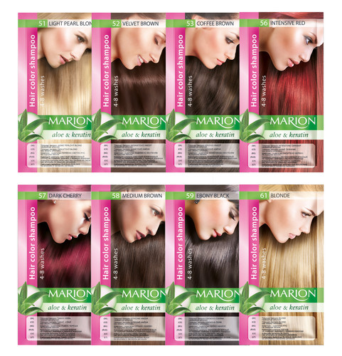 Temporary hair colour shampoo - hair,