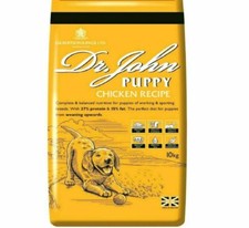 Dr John Puppy Dry Dog Food 10kg Chicken Omega 3 Protein Young Active Dogs