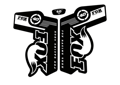 Fox fork decal - fox, 40