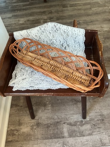 Vintage wicker bread - vintage, baguette