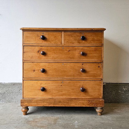 Antique english pine dresser - antique,