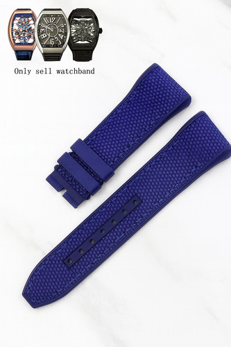 Nylon silicone watch strap - nylon, for
