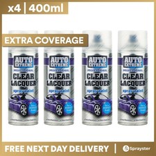 4 x 400ml Clear Lacquer Gloss