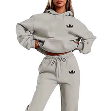 Women's Adidas Sport Tracksuit 2 Peice Joggers Hoody 