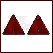 Red Triangle Reflectors for