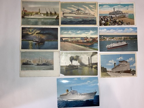 Vintage sailing ships steamers - sailing,