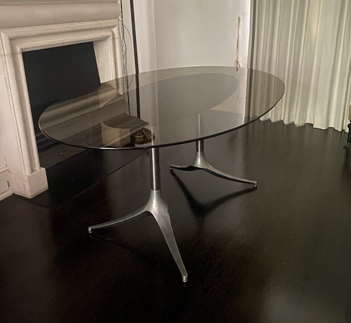 Smoked glass oval howell - smoked,