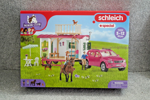Schleich camping trip with - schleich,
