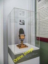Photo 6x4 Early BBC Microphone, Broadcasting House, Portland Place, Londo c2014