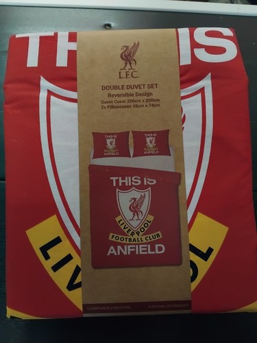 Red liverpool double duvet - liverpool,