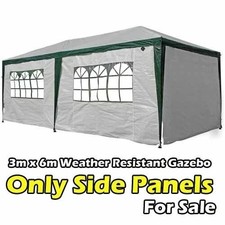 3m x 6m Gazebo Side Panels Set