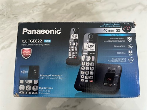 Panasonic tge822 big button - panasonic, kx-tge822