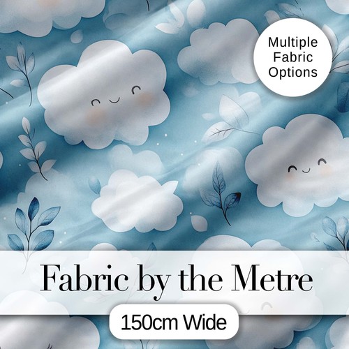 Soft smiling cloud blue - smiling,