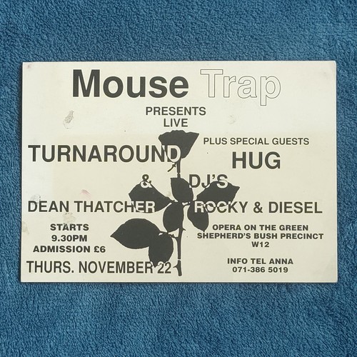 Rave flyer mouse trap - rave,
