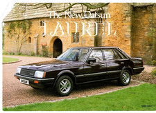 Datsun Laurel 2.4 1981-1982 UK Market Sales Brochure Nissan