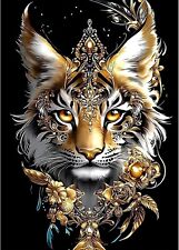 DIY Tiger Diamond Painting