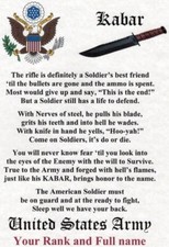 Kabar US Army Replacement