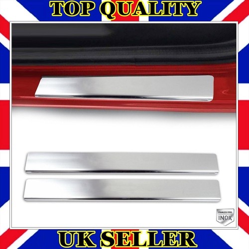 Chrome door sill protector - sill, 2dr
