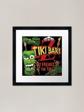 Z's Tiki Framed Art Print