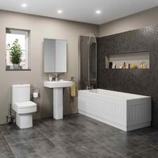 Bathroom suite toilet - bathroom, basin