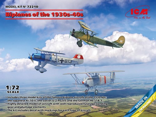 Icm 72210 biplanes the - 72210, of
