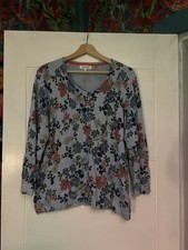 Tulchan Womens Blue Floral 3/4