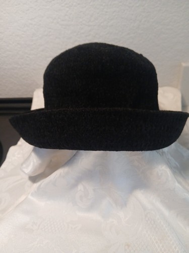 Kangol black chenille hat - chenille,