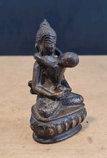 ANTIQUE TIBETAN BRONZE YAB YUM