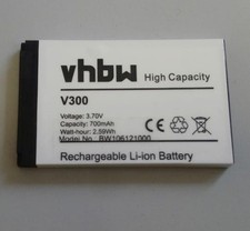 VHBW Battery For MOTOROLA A780/V300/V400(p)/V500/V525/V550/V60/V600 700mAh
