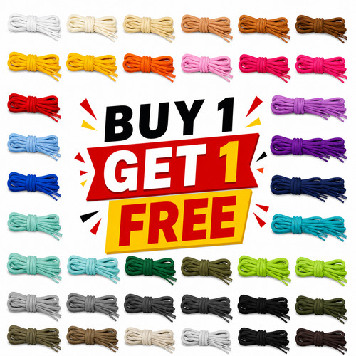 Flat shoe laces - for, trainers