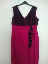 Condici Mother Of The Bride/Groom Dress & Jacket - Black /Pink - Size 16