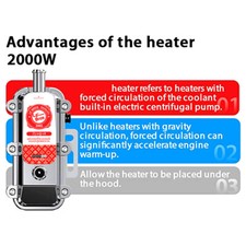 2000W 220V Car Engine Coolant