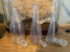 Rare Georgian Glass Abeuvoris (Bird Drinkers)