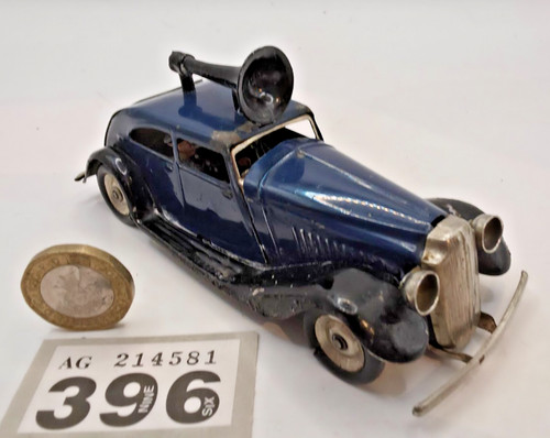 Minic tinplate clockwork car
