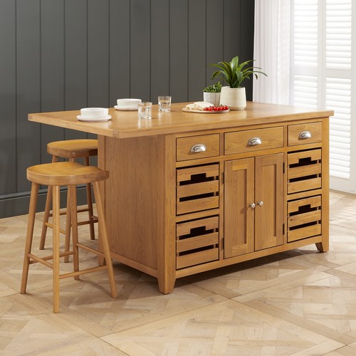 Kitchen island cheshire oak - island,