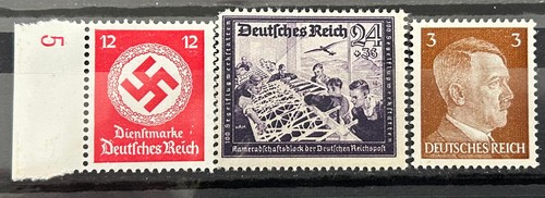 German stamps third reich - german,