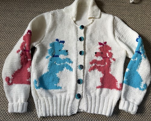 Hand knit chunky - hand,