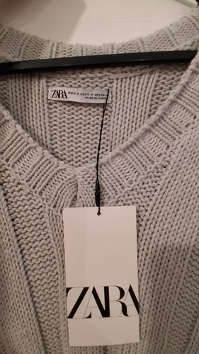 Zara grey neck sleeveless - grey,