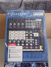 Sound Craft Notepad 124 Audio Mixer. Boxed With Charger In Great Condition
