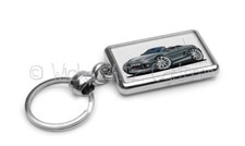RetroArtz Cartoon Car Art MG TF 2 Seater Roadster in 8 Colours Metal Key Ring
