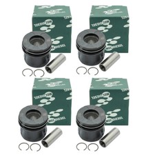 4x Pistons +0.40 for Fiat Opel