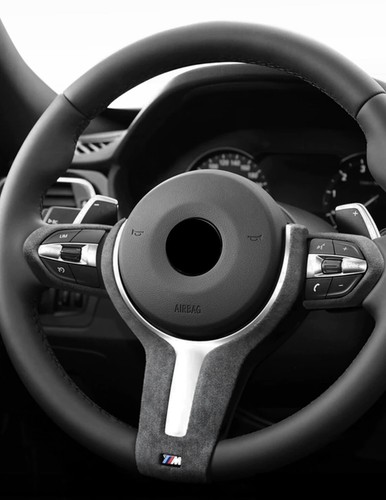 Alcantara steering wheel - alcantara,