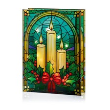 Christmas Stained Glass Effect
