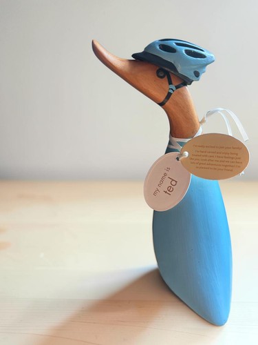 Dcuk ted cyclist duck wooden - dcuk,