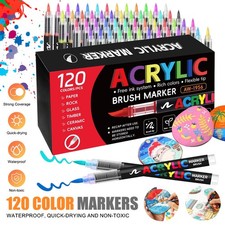 120 Acrylic Paint Markers