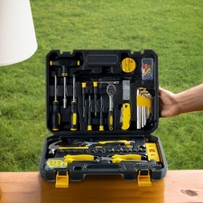 13-118 Pcs Professional Tool Kit Set – Household Repair DIY Hand Tools with Case